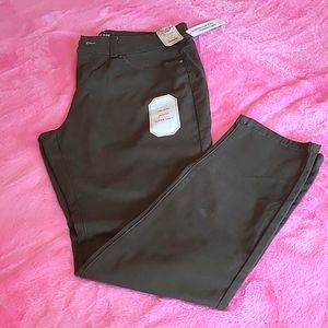 NO BOUNDARIES Army Green Mid Rise Skinny Jeans Junior 15